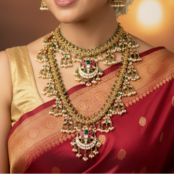 Annu South Indian Necklace Set