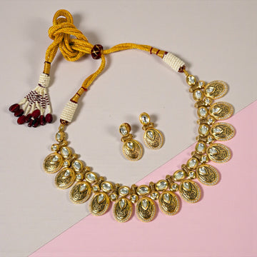 Vani Polki Kundan Necklace Set