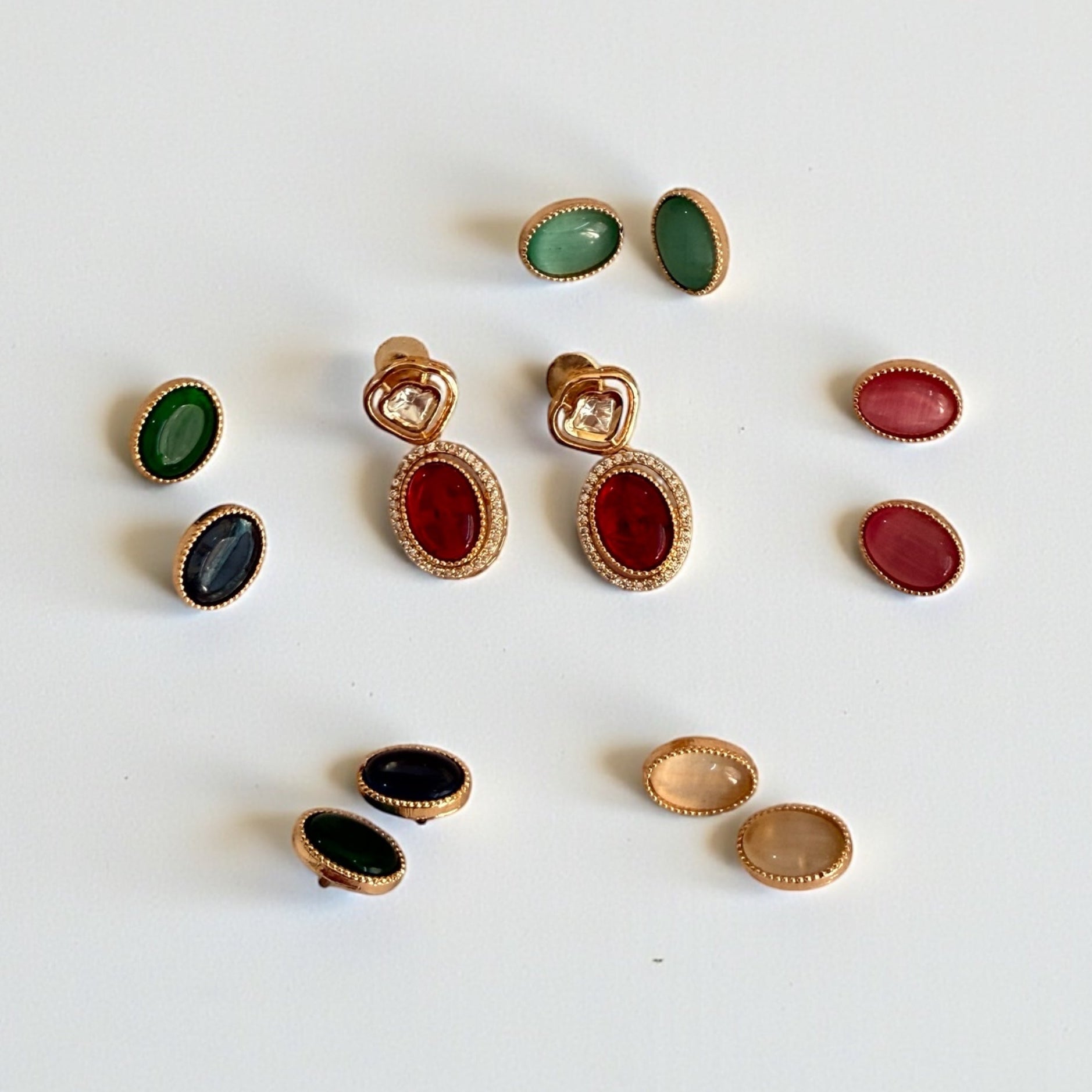 Multicolor Kavisha Changeable Earrings- MIARAA