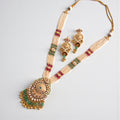 Multicolor Siya Rajwadi Necklace Set- MIARAA