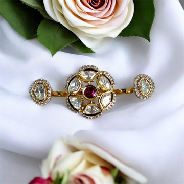 Ruby Double Finger Ring