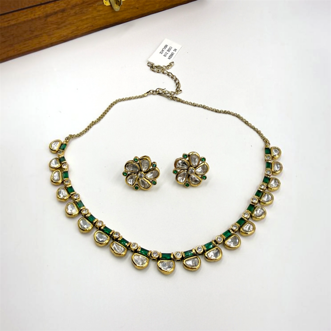 Anaya Polki Necklace Set