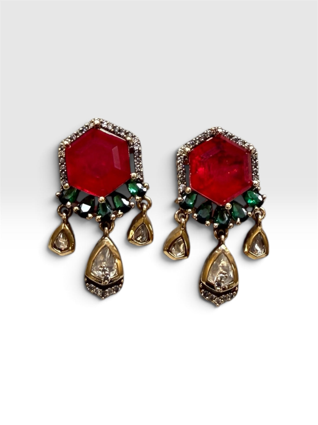 Mayra Polki Necklace Set