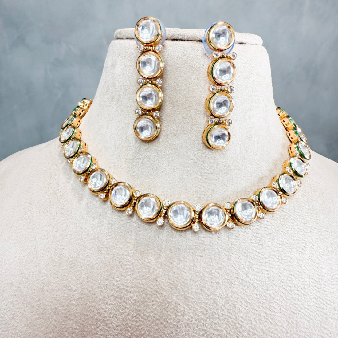 Polki Necklace Set