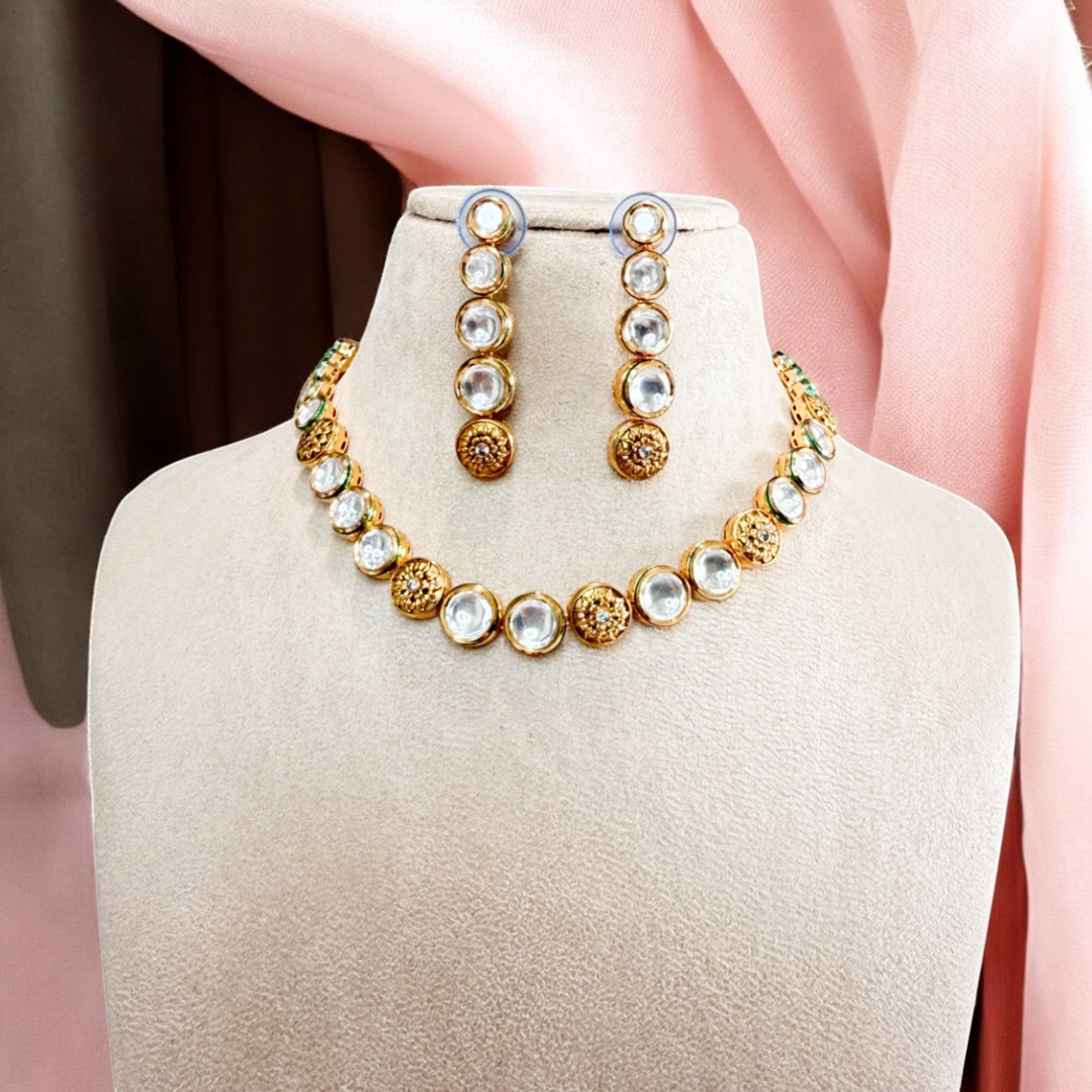 Polki Necklace Set