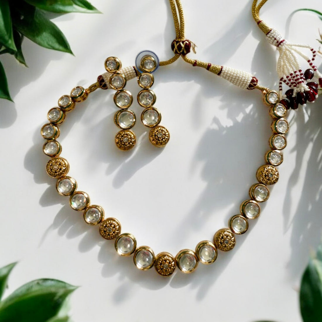 Polki Necklace Set