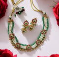 Akriti Rajwadi Necklace Set - MIARAA