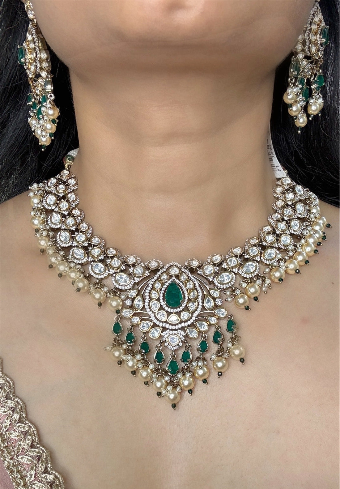 miaraa Advika Polki Necklace Set1