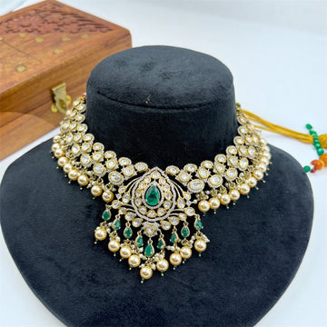 miaraa Advika Polki Necklace Set4