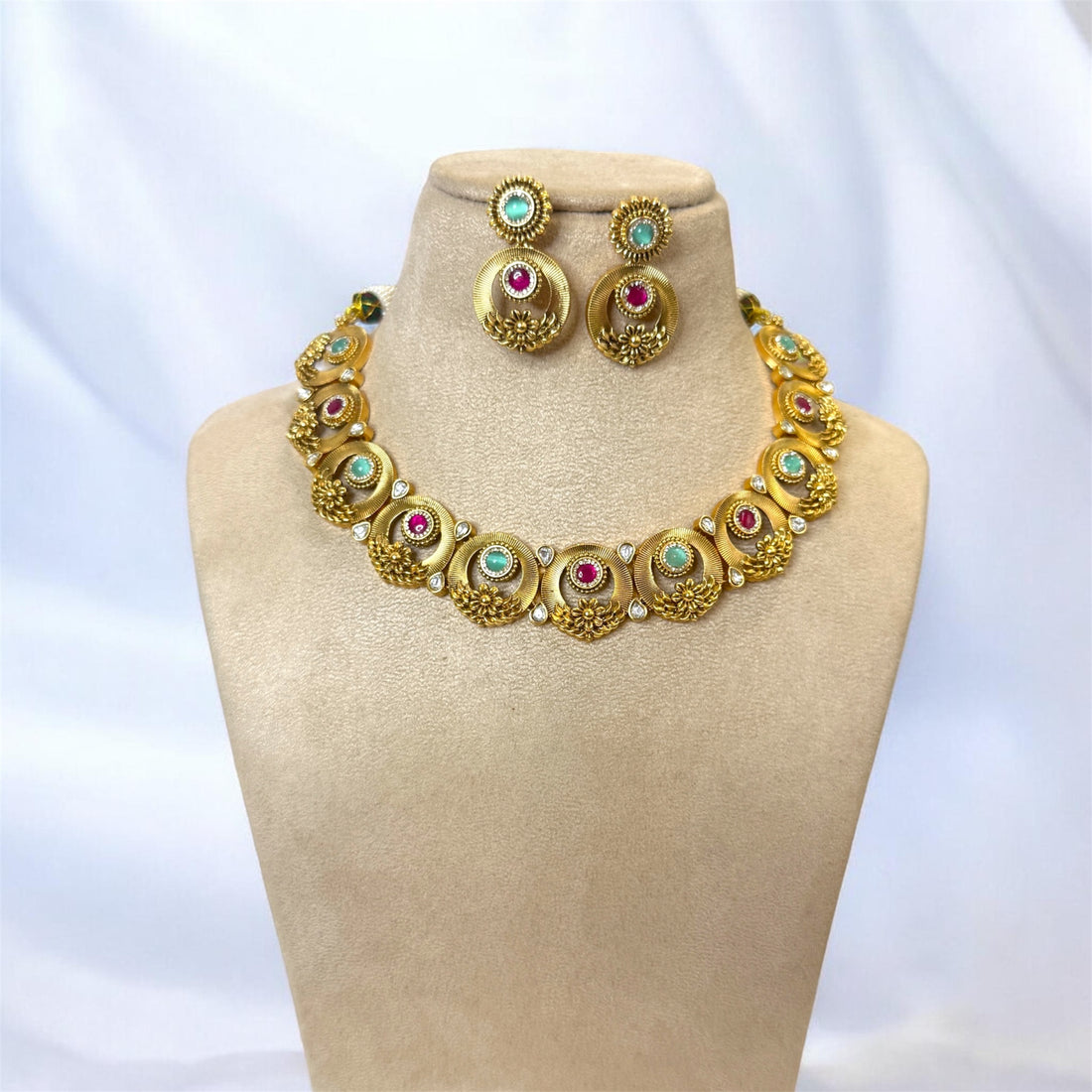 miaraa Divya Rajawadi Necklace Set
