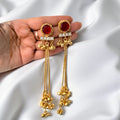 miaraa Geeta Kashmiri Long Earrings