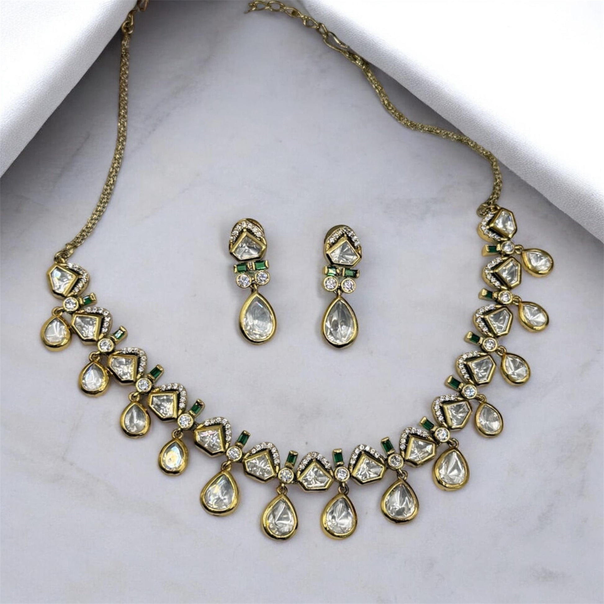 miaraa Niyati Polki Necklace Set3