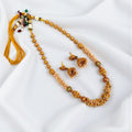 miaraa Pihu Pearl Matar Mala Necklace Set