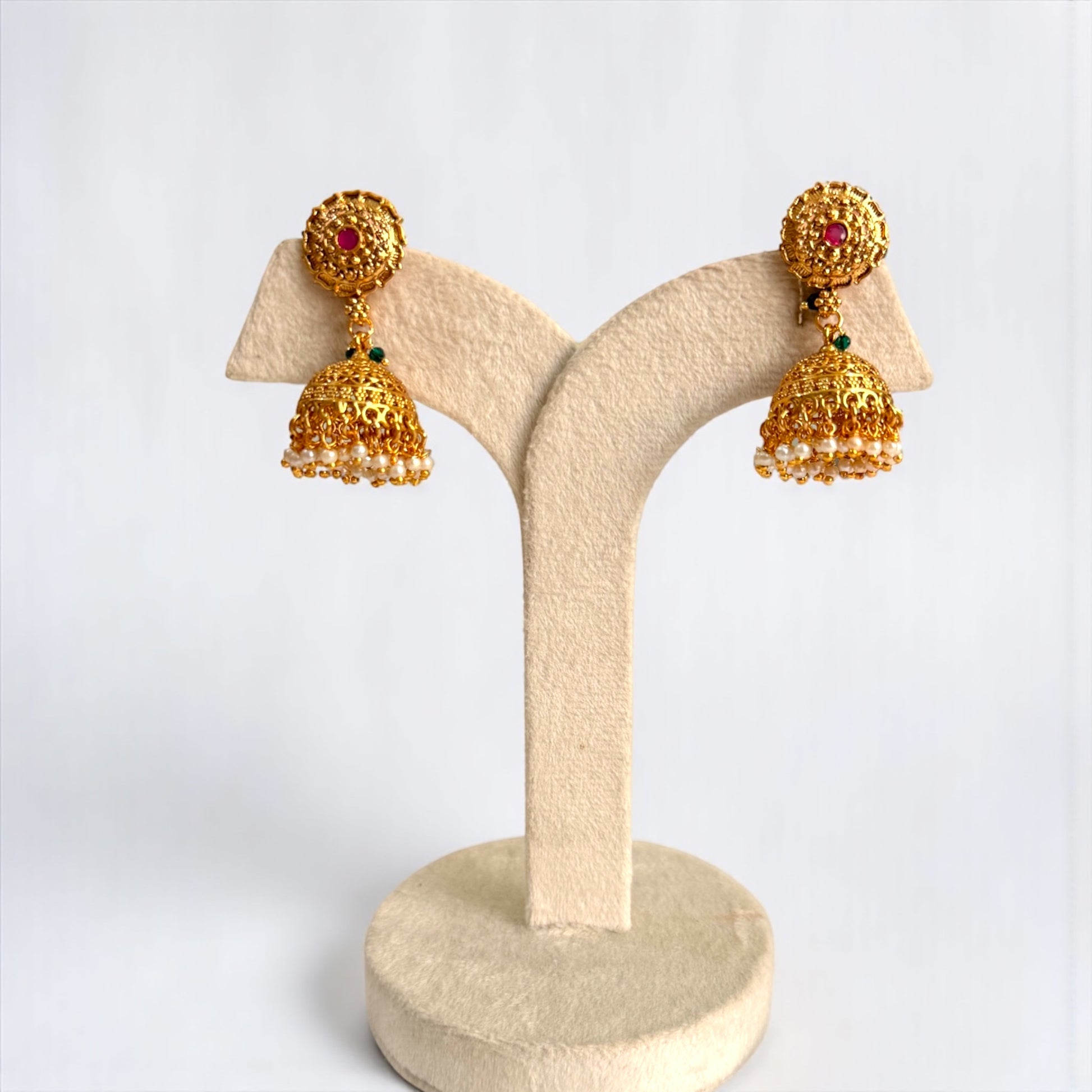 miaraa Pihu Pearl Matar Mala Necklace Set