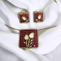 miaraa Tvesa Polki Necklace Set3