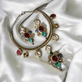 multi color necklace set