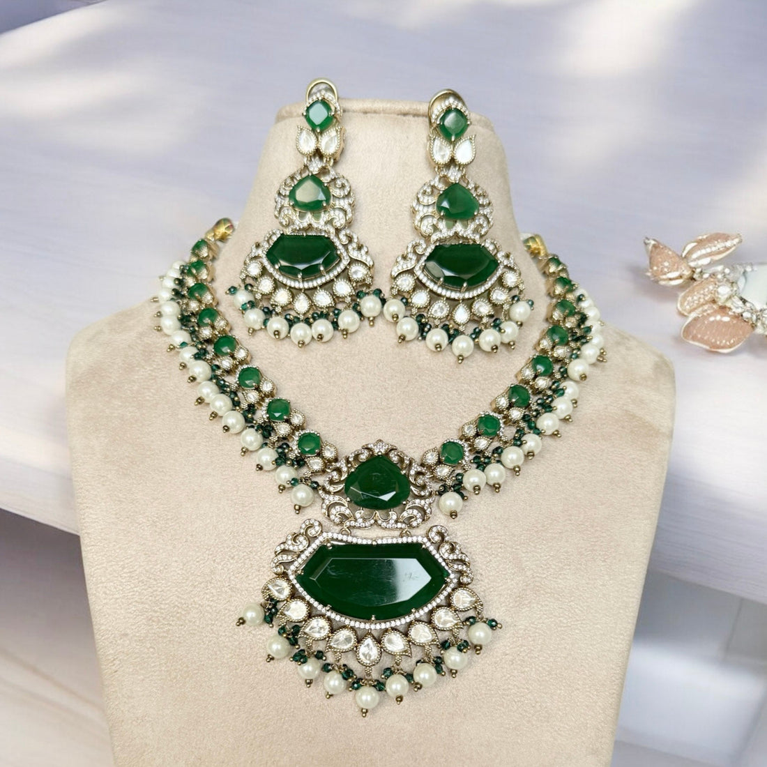 polki necklace set