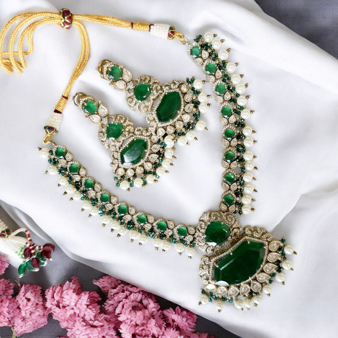 polki necklace set